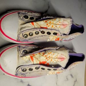 Ed Hardy Sneakers Feather Print